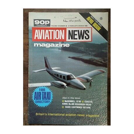 Aviation News Magazine vol 14 Nº 20 21 February 6 March 1986