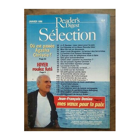 Reader's Digest Sélection Janvier 1996