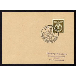 Allemagne n 762 Yv. cachet WW2 STETTIN 1 Mi. 830