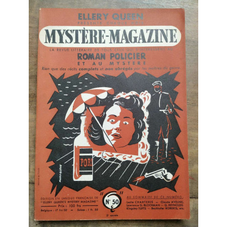 Ellery Queen Mystère Magazine n50 Mars 1952