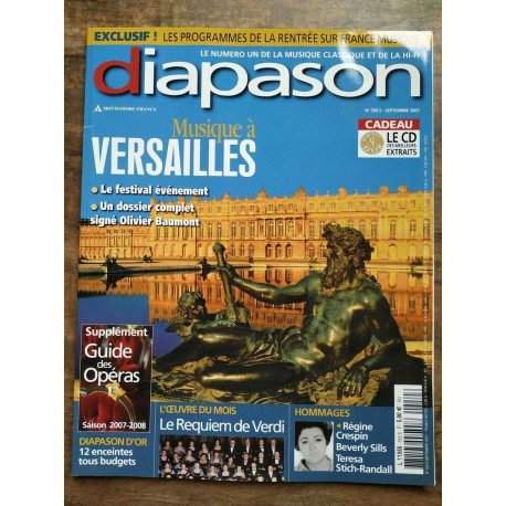 diapason Le Magazine de la Musique Classique et de la hi fi Nº550...