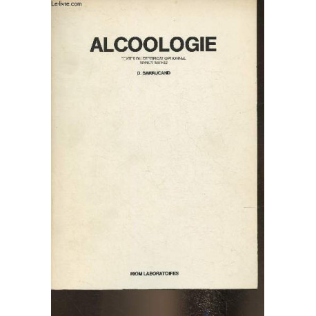 Alcoologie