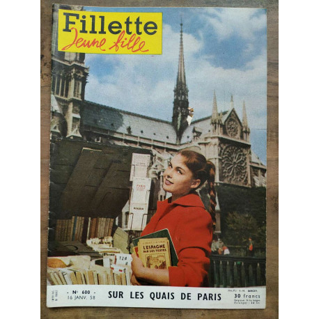 Fillette jeune fille n600 16 Janvier 1958