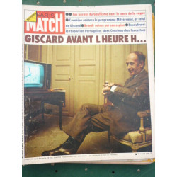 Paris Match n1306 18 MAI 1974 Giscard avant l'heure h