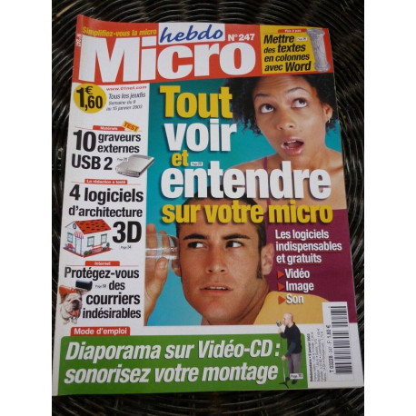 HEBDO MICRO n247 9 janvier 2003