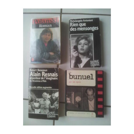 Lote 4 Biografías Filmer Antonioni Novela Polanski