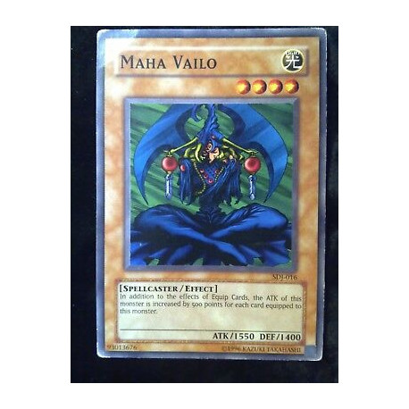Maha Vailo SDJ-016 Yu-Gi-Oh