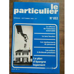 Le Particulier n653 Septembre 1983