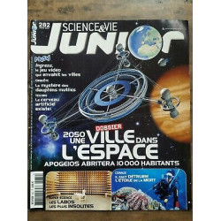 Science Vie Junior Nº 282 2050 Une ville dans l'espace Mars 2013