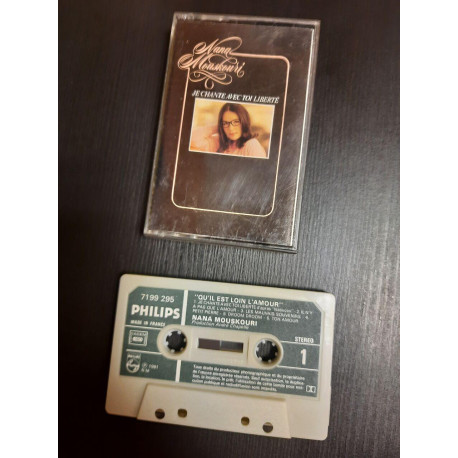 K7 Audio : Nana Mouskouri - Je Chante Avec Toi Liberté