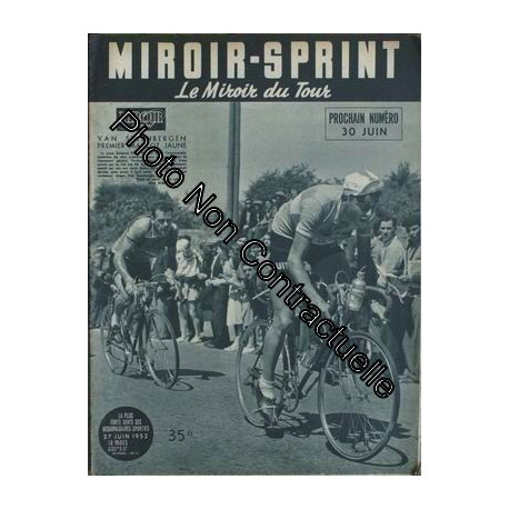 Miroir Sprint Du 27/06/1952