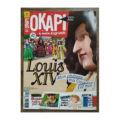 Okapi Nº845s Louis XIV avril 2008