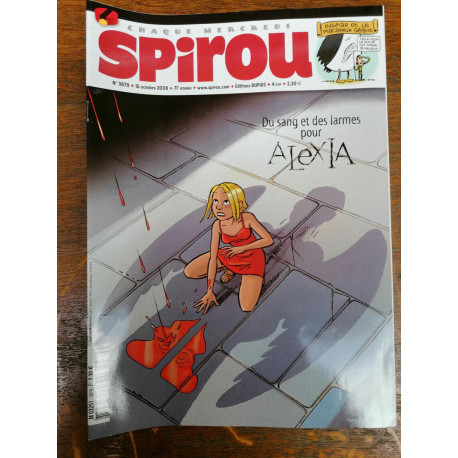 Spirou n3679 Du sang et des larmes pour Alexia