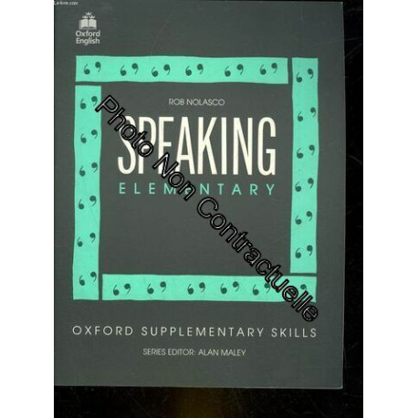 Speaking Elemntary