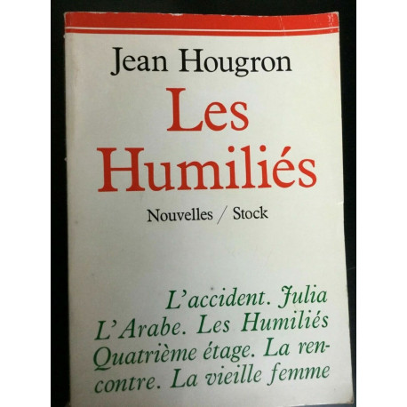 Les humiliés stock