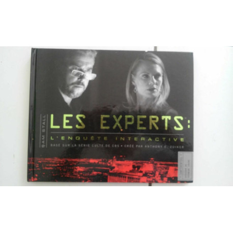 LES EXPERTS l'enquête interactive livre jeu d'après la série