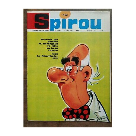 Spirou Nº 1462 21 Avril 1966