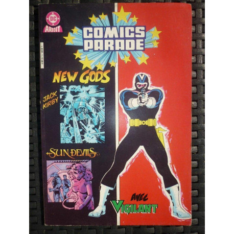 Comics Parade n1 Sun Devils-Le Vigilant-New gods DC-Arédit