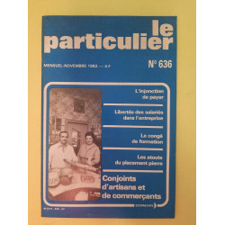 Le Particulier n 636 Novembre 1982
