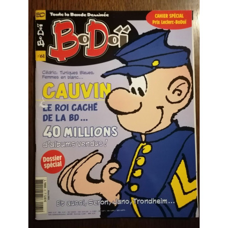 BoDoï n61 Cauvin Le Roi Caché de la BD Mars 2003