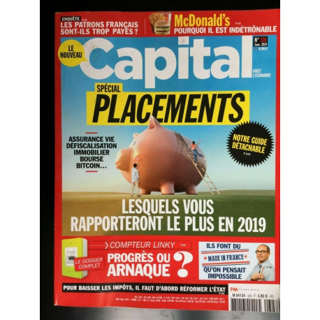 Capital N 328 Spécial placements Janv 2019