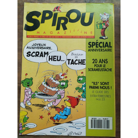 Magazine Spirou n2813 Mars 1992
