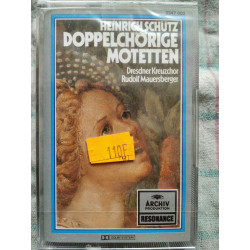 Heinrich Schutz Doppelchorige Motetten Cassette Audio-K7 NEUVE...