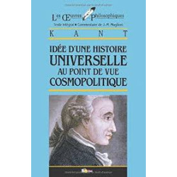 Idée d'une Histoire universelle au point de vue Cosmopolitique