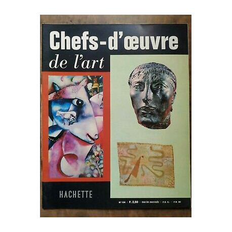 chefs d'œuvre de l'Art Nº 134 hachette 1963