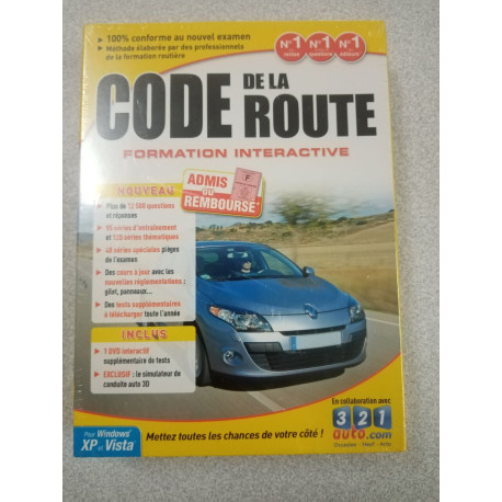 DVD Interactif - Le code de la route - Plus de 12 000 questions