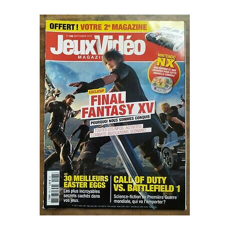 Jeux Vidéo Magazine Nº 188 Septembre 2016