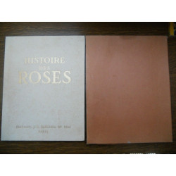 bonnet baillère lang Histoire des roses Editions j Baillière et fils