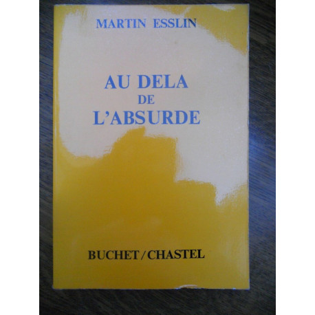 Martin esslin Au delà de l'absurde