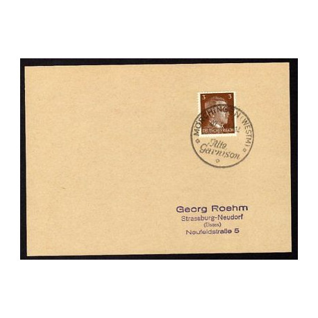 Allemagne n 706 Yv. cachet WW2 MÖRCHINGEN Timbre Allemand Hitler...