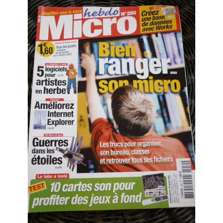 HEBDO MICRO n250 30 janvier 2003
