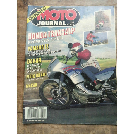 Moto Journal Nº 778 31 Décembre 1986