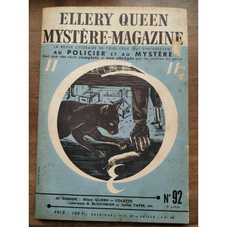 Ellery Queen Mystère Magazine n92 Septembre 1955