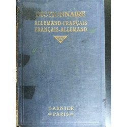 Dictionnaire Allemand-Fraçais Français-Allemand Garnier
