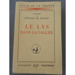 Oeuvres de Le Lys dans la vallée-gallimard Gén