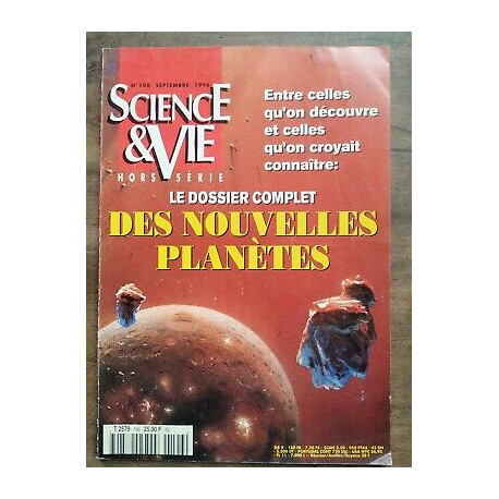 Science Vie hors série Nº 196 09 1996 Des Nouvelles Planètes