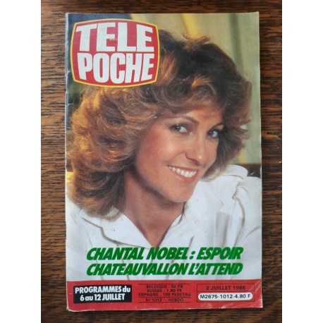 Tele Poche Magazine N 1012 2 Juillet 1985