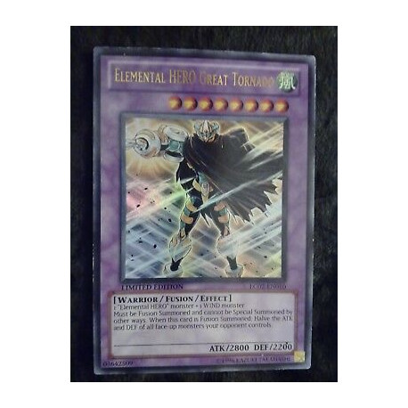 Elemental Hero Great Tornado LC02-EN010 Yu-Gi-Oh
