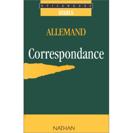 Allemand: Correspondance
