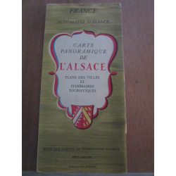 France Actualités d'alsace Carte panoramique de plan des villes