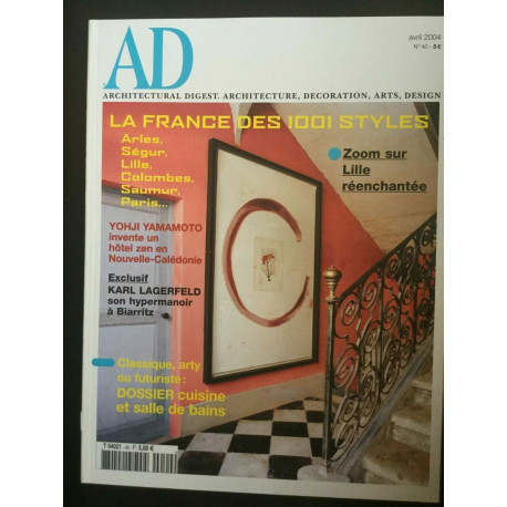 AD architecture décoration art design April 2004 N 40