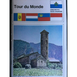 Tour du monde Cinq petits pays d'europe Aout 1975 N 191