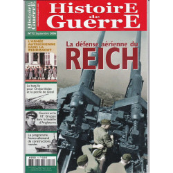 Histoire de guerre n 72 septembre 2006 La défense aérienne du...