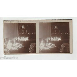 Vue Stéréoscopique Stéréo CRONENBOURG 1ère pierre Eglise st florent