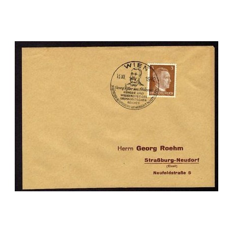 Allemagne n 706 Yv. cachet WW2 WIEN Timbre Allemand Hitler Mi n 782