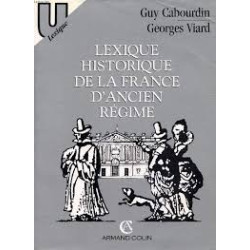 Lexique historique de la France d'Ancien régime